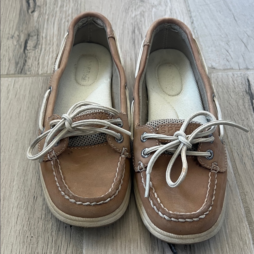 Sperry Light Brown Boat Shoes